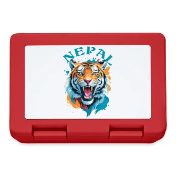 Tigre Du Népal - Boîte à goûter - rouge - Devant