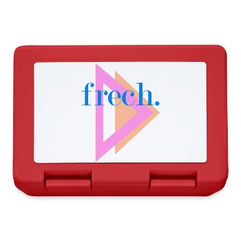 "frech" Shirts und mehr - jetzt drucken - Brotdose - Rot - Vorne