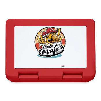 Mexikanische Pommes mit Cinco de Majonäse - Brotdose - Rot - Vorne