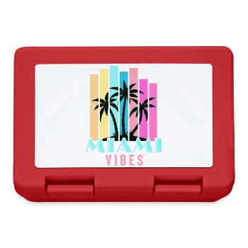 Miami Vibes - Lunchbox - red - Front