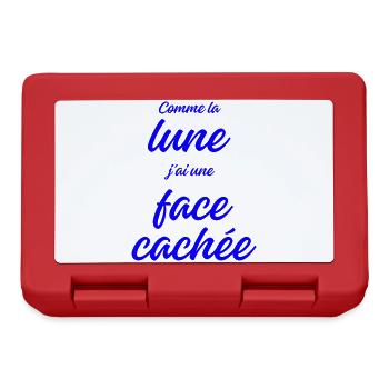 Like the moon - Lunchbox - red - Front