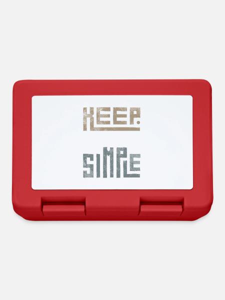 Motivational Message and Encouragement - Lunchbox - red