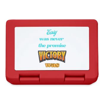 Inspiring motivational pressure - Lunchbox - red - Front