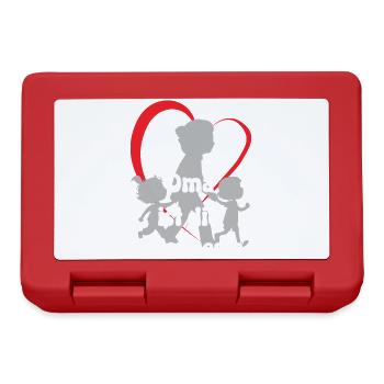 Grandma is the very best grandma with grandchildren - Lunchbox - red - Front