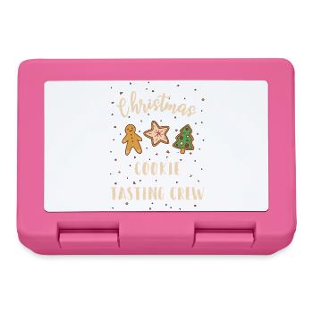 Christmas Cookie Tasting Crew - Brotdose - Pink - Vorne