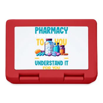 Pharmacist Pharmaceutical Technical - Lunchbox - red - Front