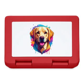 Labrador Retriever - Lunchbox - red - Front