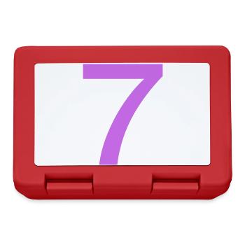 7 - Lunchbox - red - Front
