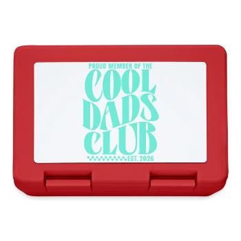 Cool Dads Club - Dad-to-be 2026 Gift - Lunchbox - red - Front
