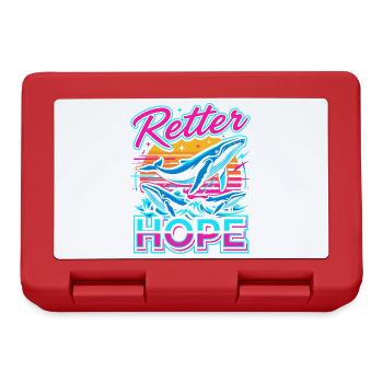 Neon-Wal Hoffnung - Brotdose - Rot - Vorne