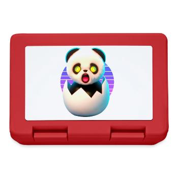 Bienvenue chez Life Panda - Boîte à goûter - rouge - Devant