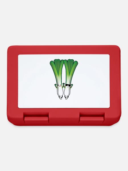 Leeks on leek leeks - Lunchbox - red