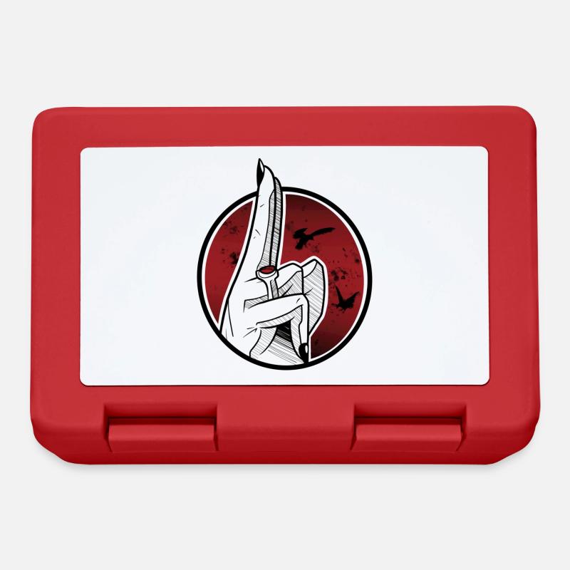 Main manga & crows - Lunchbox - red