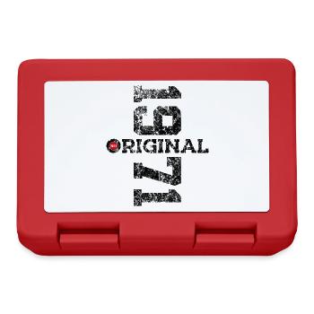 55. GEBURTSTAG ORIGINAL 1971 - Brotdose - Rot - Vorne