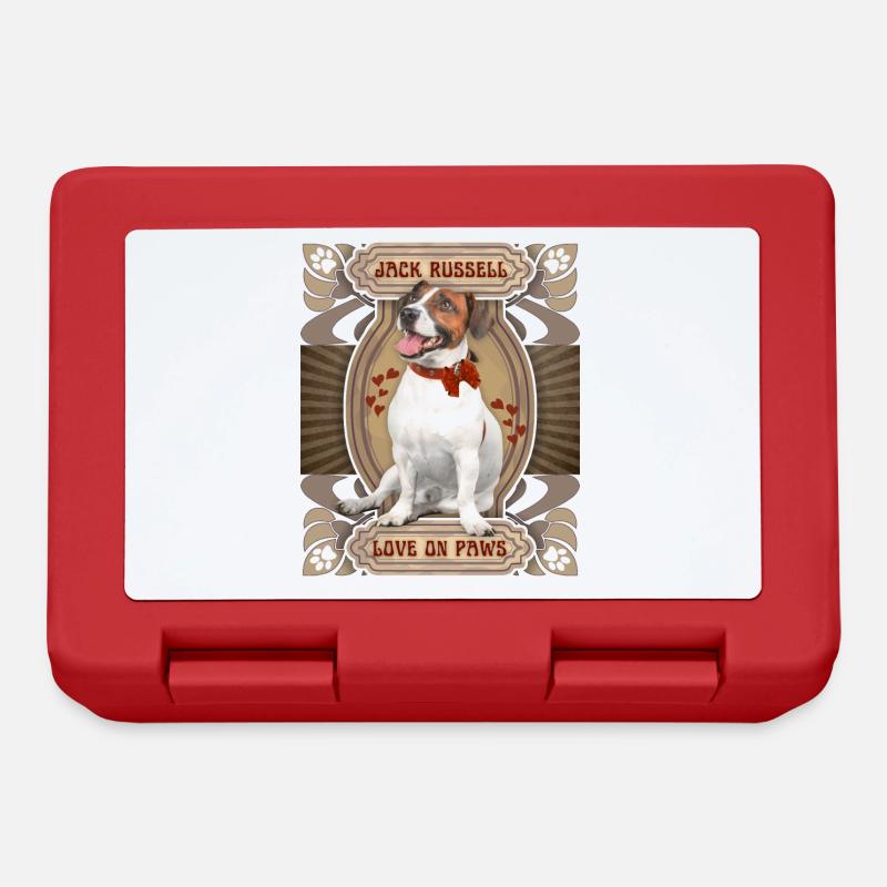 Jack Russell Terrier, Chien, Jack Russell Disant - Boîte à goûter - rouge