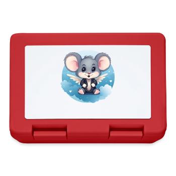 Mouse Angel Wings - Lunchbox - red - Front