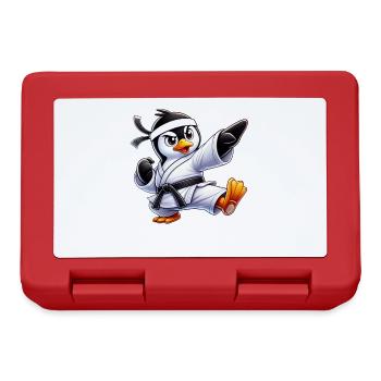 Penguin Karate Martial Arts Martial Arts Martial Arts - Lunchbox - red - Front