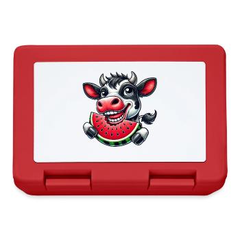 Cow Bull Bull with Watermelon Summery - Lunchbox - red - Front