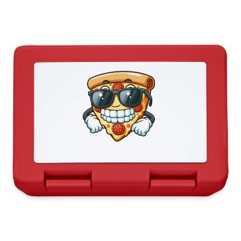 Cool Pizza Pizza Slice Pizza Lover - Lunchbox - red - Front