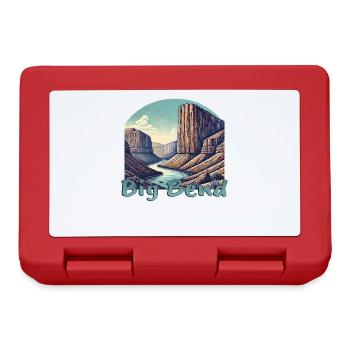 Texas Terlingua Santa Elena Canyon Big Bend - Lunchbox - red - Front