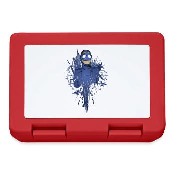 Diving, Diver, Freediving Diver, Scuba Diver - Lunchbox - red - Front