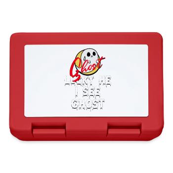 Ghost Cute Street Cool Cartoon - Brotdose - Rot - Vorne