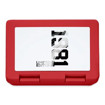 LIMITED EDITION 1981 45TH BIRTHDAY - Lunchbox - red - Front