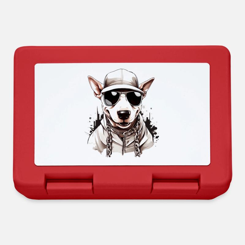 RAPPEUR COOL BULL TERRIER - Boîte à goûter - rouge