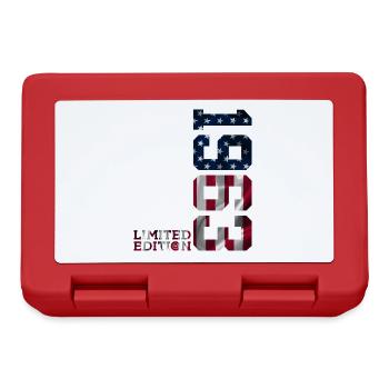LIMITED EDITION 1963 USA 63RD BIRTHDAY - Lunchbox - red - Front