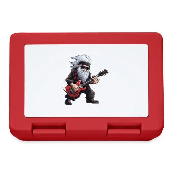 Santa Claus Guitar Santa - Lunchbox - red - Front