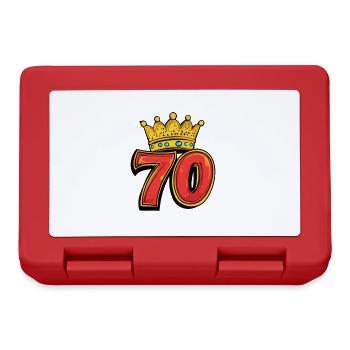 70 Number Jersey Crown - Lunchbox - red - Front