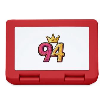 94 Numéro Jersey Couronne - Boîte à goûter - rouge - Devant