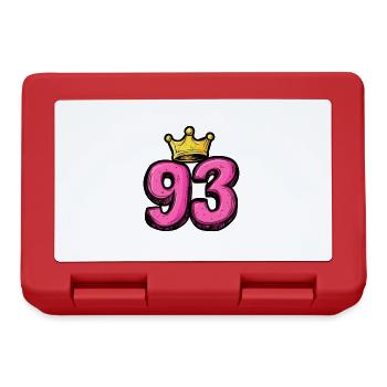 93 Number Jersey Crown - Lunchbox - red - Front