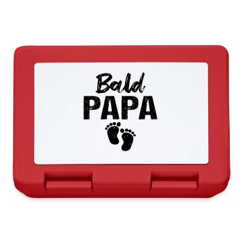 Bald Papa - Brotdose - Rot - Vorne