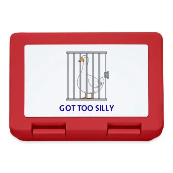 Goose – Got Too Silly - Lunchbox - red - Front