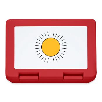 Sun - Lunchbox - red - Front