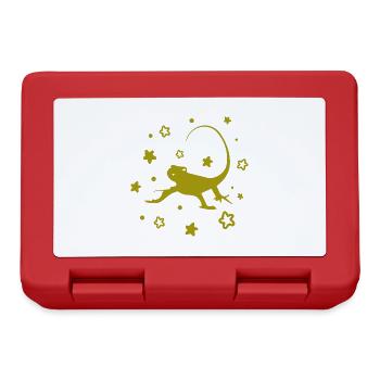 Salamander - Amphibian Animal - Lunchbox - red - Front
