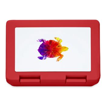 Colored turtle - Lunchbox - red - Front