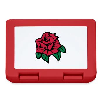 rose - Brotdose - Rot - Vorne
