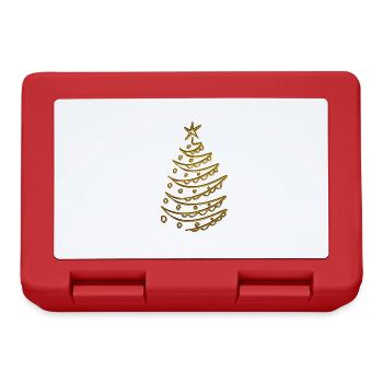 Christmas tree - Lunchbox - red - Front