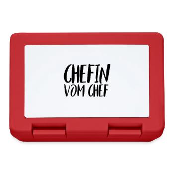 Boss | Funny saying funny joke woman gift - Lunchbox - red - Front