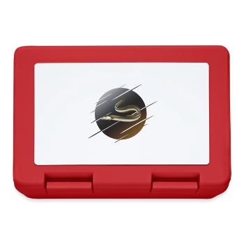 Eel fishing worm fish - Lunchbox - red - Front