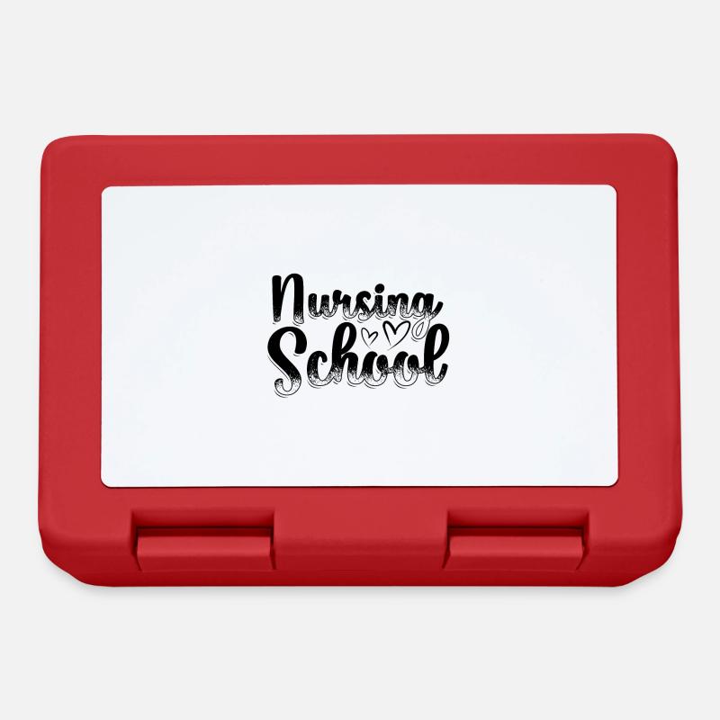 Krankenschwester Ausbildung Azubi Beruf Geschenke - Brotdose - Rot