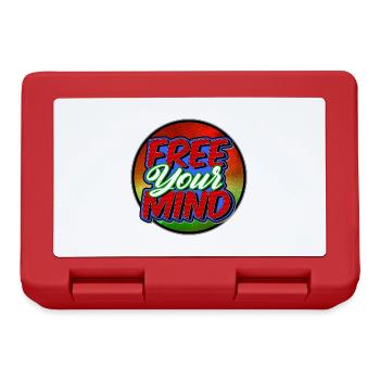 Free your mind - Brotdose - Rot - Vorne