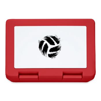Joueur de volleyball | Cadeaux de joueur d'équipe de volleyball - Boîte à goûter - rouge - Devant