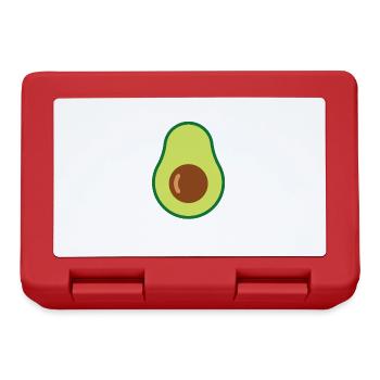 avocado - Lunchbox - red - Front