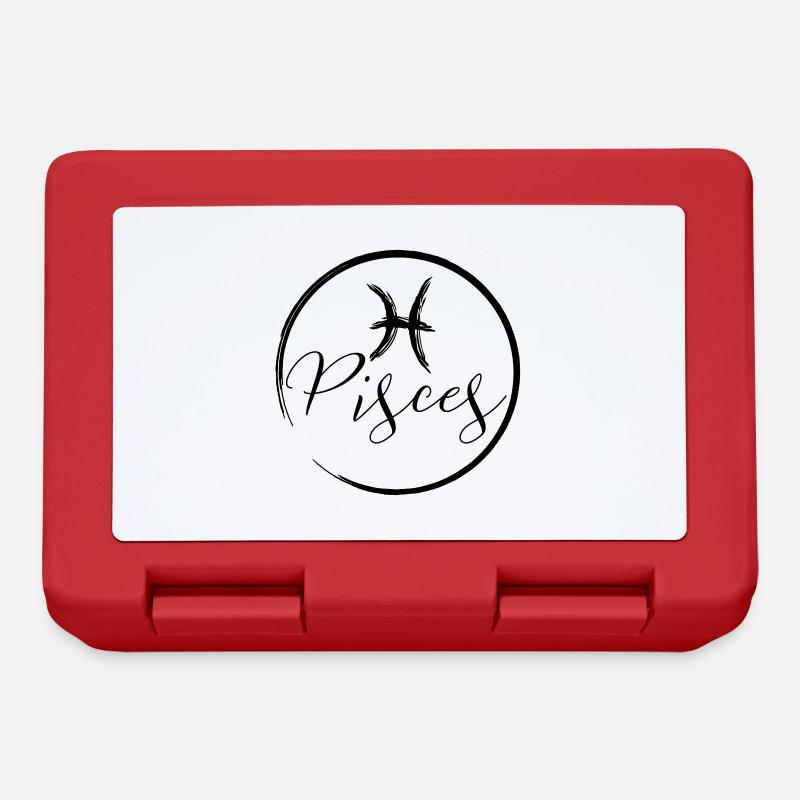 Horoscope Poissons - Boîte à goûter - rouge