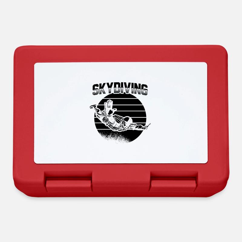 Skydive | Indoor skydiving skydiver sport gift - Lunchbox - red