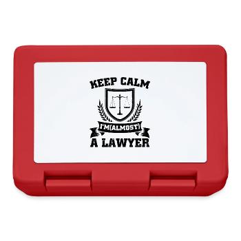Profession d'avocat | Avocats Juristes Jura BGB Cadeaux - Boîte à goûter - rouge - Devant