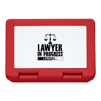 Profession d'avocat | Idée cadeau avocats juristes droit - Boîte à goûter - rouge - Devant